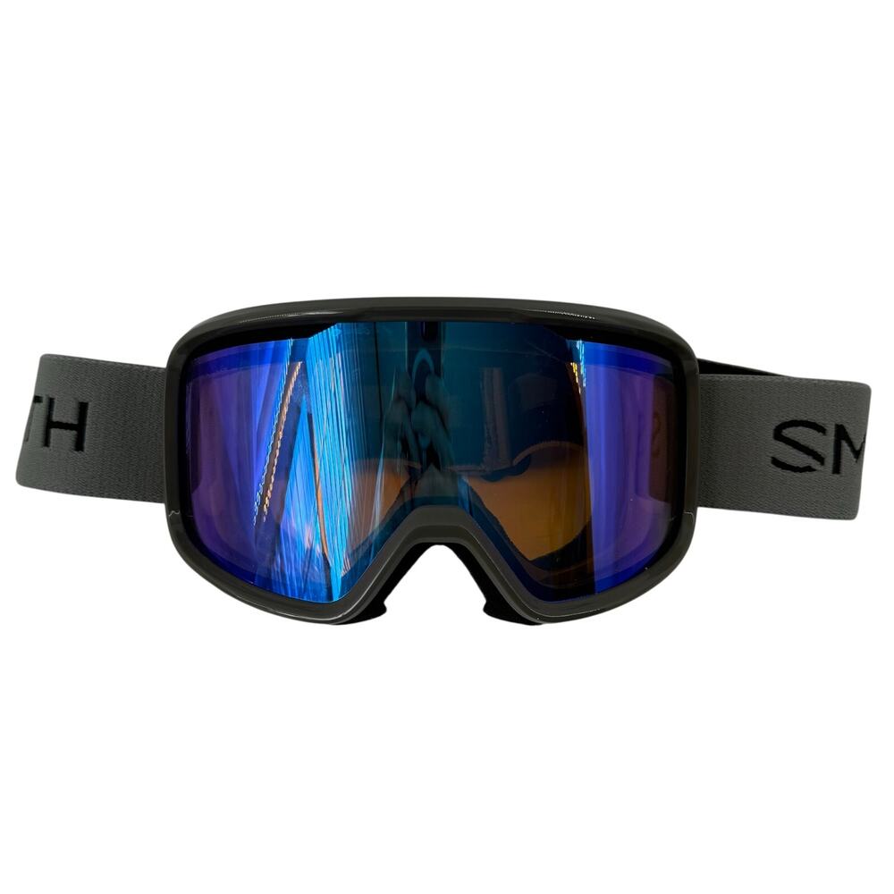 Smith Ski Snowboard Goggles Adjustable Gray Strap Mirrored Lens Adult